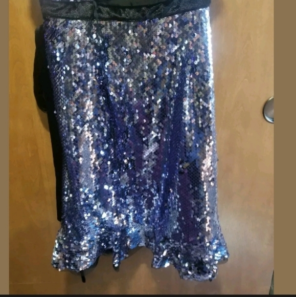 NWT!! Free People Black Sequin Siren Mini Size 10 - Picture 8 of 8